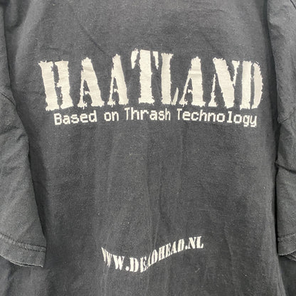 FRUIT OF THE LOOM　Hatteland Technology　半袖Tシャツ　黒　ブラック　XLサイズ