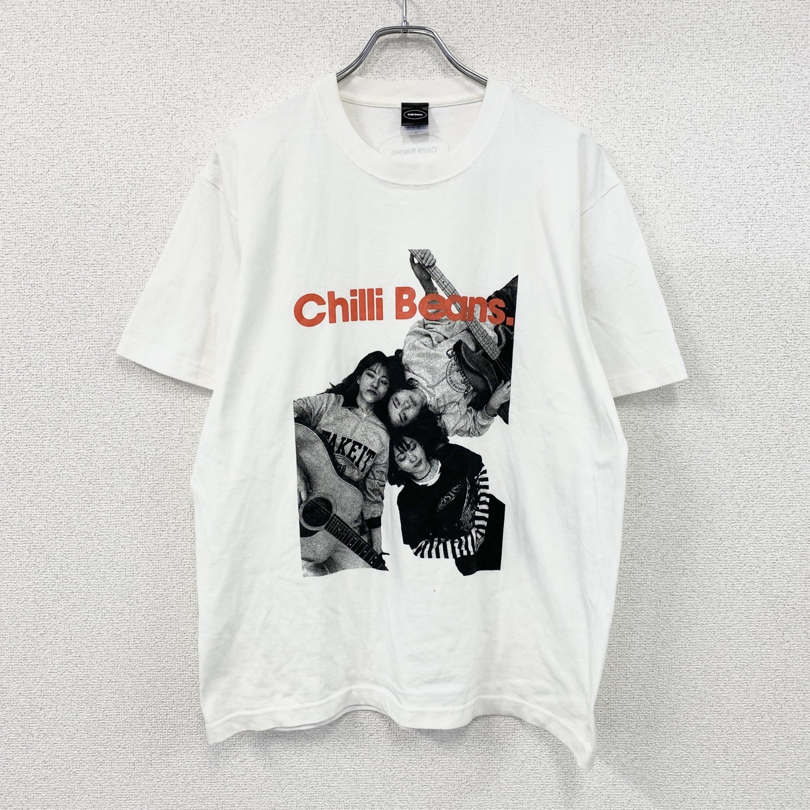 Chilli Beans　チリビーンズ　半袖プリントTシャツ　バンドT　白　ホワイト　Lサイズ　