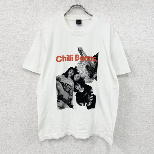 Chilli Beans　チリビーンズ　半袖プリントTシャツ　バンドT　白　ホワイト　Lサイズ　
