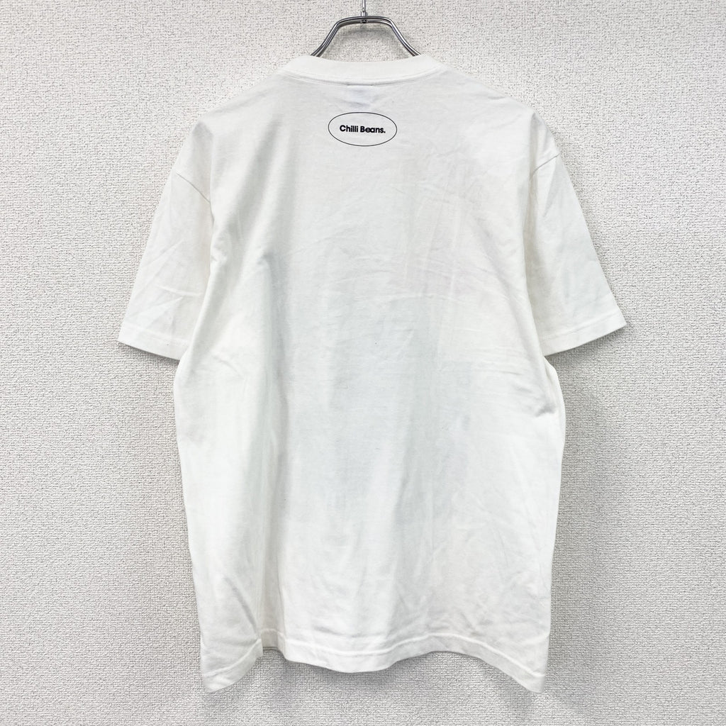Chilli Beans　チリビーンズ　半袖プリントTシャツ　バンドT　白　ホワイト　Lサイズ　