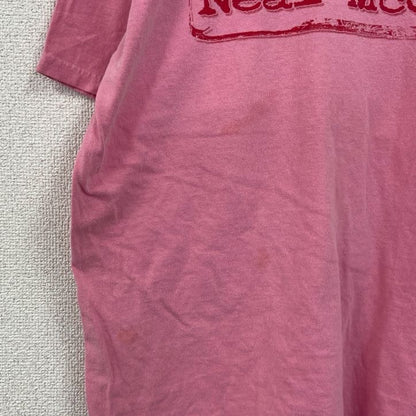 90s　Neal McCoy　ニールマッコイ　半袖フォトプリントTシャツ　ヴィンテージ　ピンク　Mサイズ