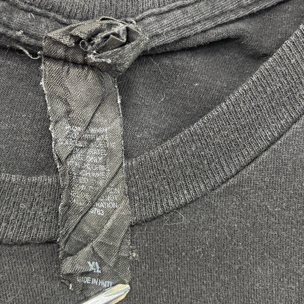 Hanes　ヘインズ　半袖プリントTシャツ　プログレスインジケーター　黒　ブラック　Mサイズ