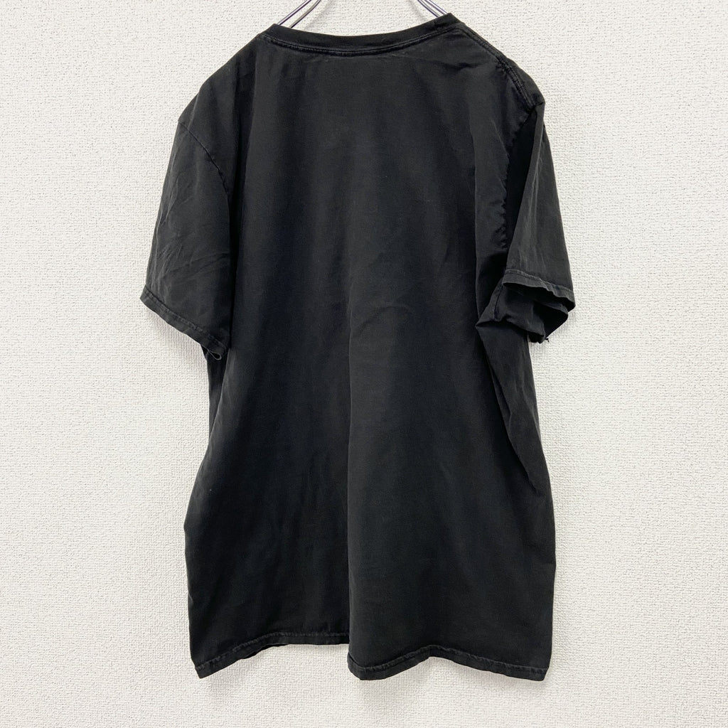 Hanes　ヘインズ　半袖プリントTシャツ　プログレスインジケーター　黒　ブラック　Mサイズ