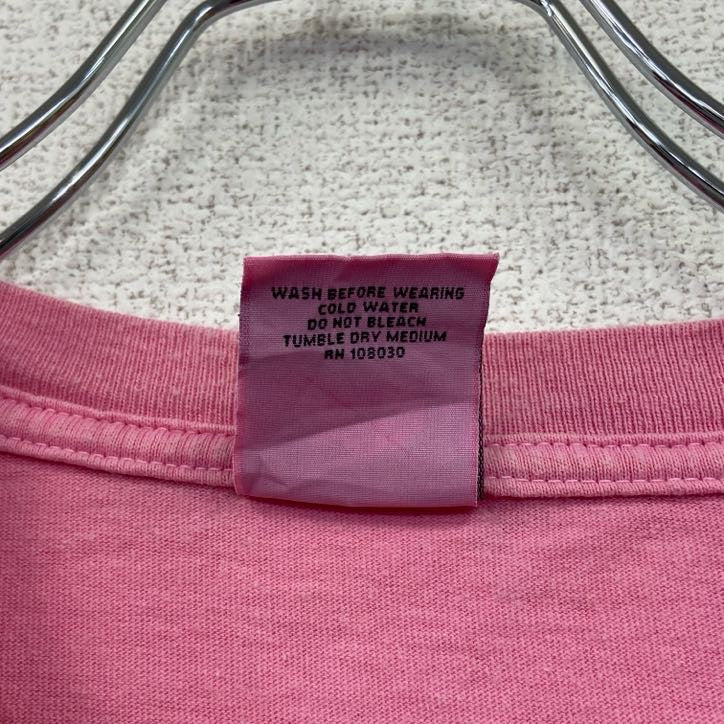 90s　Neal McCoy　ニールマッコイ　半袖フォトプリントTシャツ　ヴィンテージ　ピンク　Mサイズ