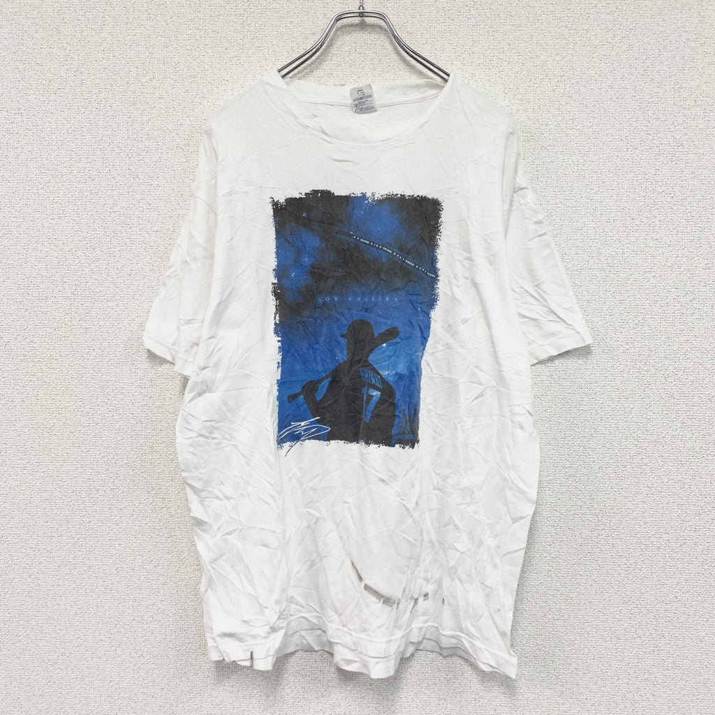 Printstar　プリントスター　半袖プリントTシャツ　白　ホワイト　XLサイズ　