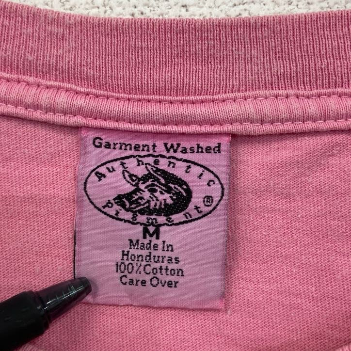 90s　Neal McCoy　ニールマッコイ　半袖フォトプリントTシャツ　ヴィンテージ　ピンク　Mサイズ