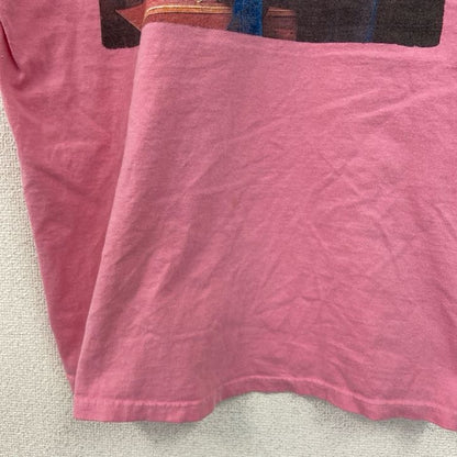90s　Neal McCoy　ニールマッコイ　半袖フォトプリントTシャツ　ヴィンテージ　ピンク　Mサイズ