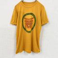 70s～　USMC　CSS　岩国　IWAKUNI　半袖染込みプリントTシャツ　ヴィンテージ　イエロー