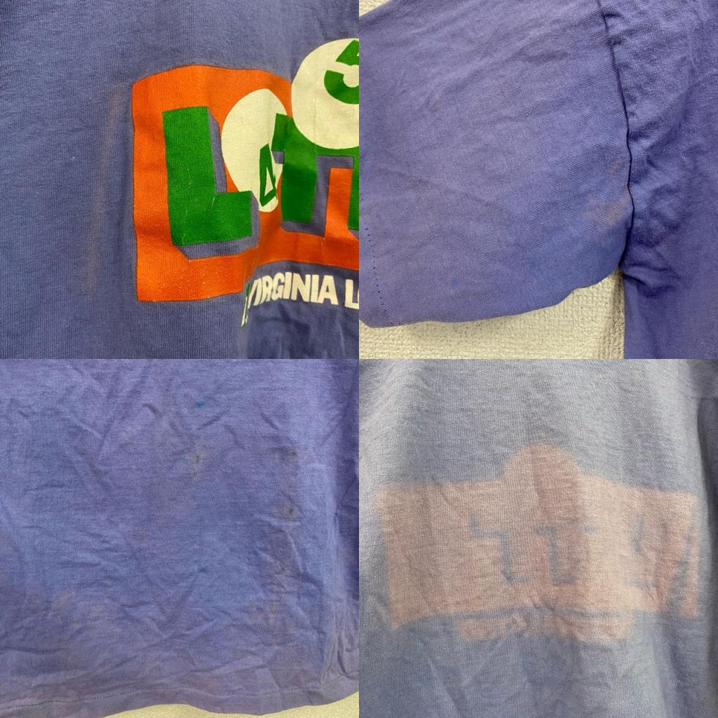90s　SALEM　半袖プリントTシャツ　ヴィンテージ　シングルステッチ　紫　パープル　Lサイズ