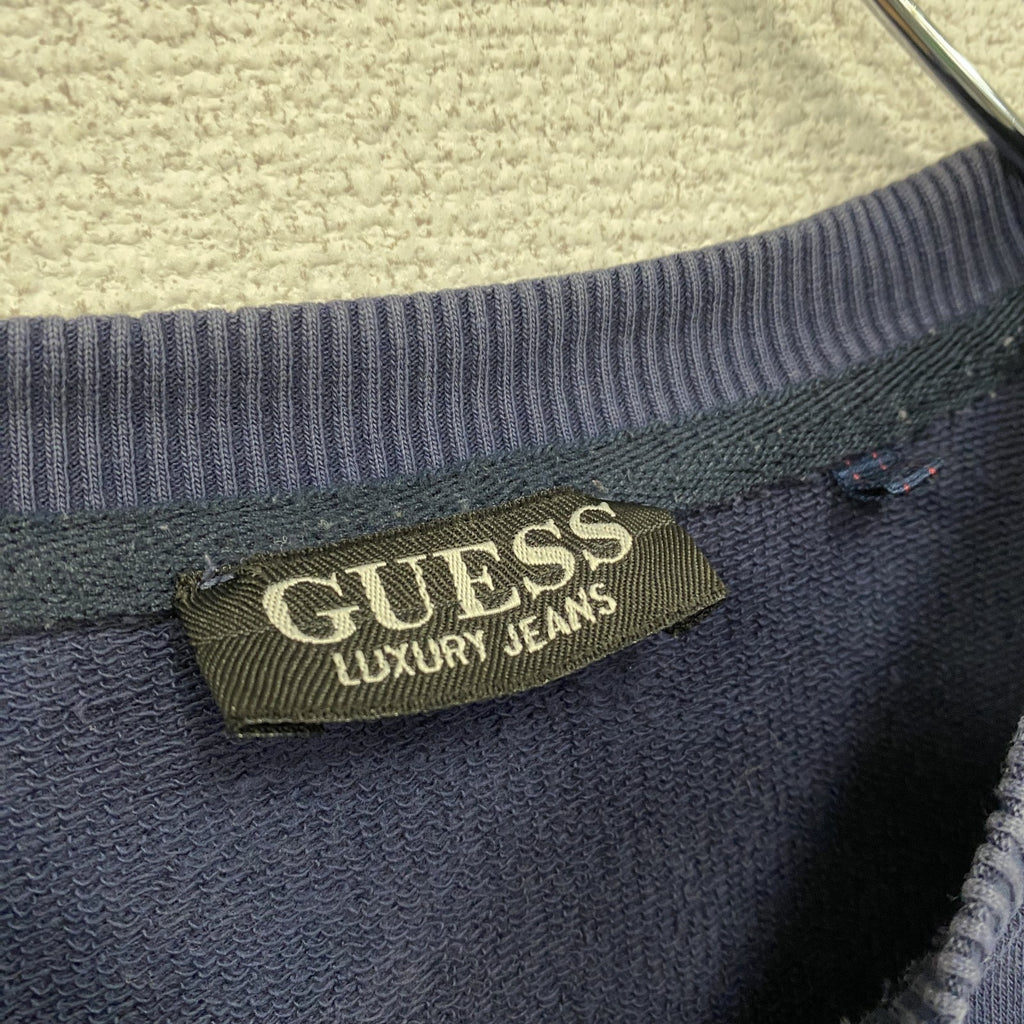 GUESS　ゲス　スウェット/トレーナー　紺　ネイビー　Lサイズ