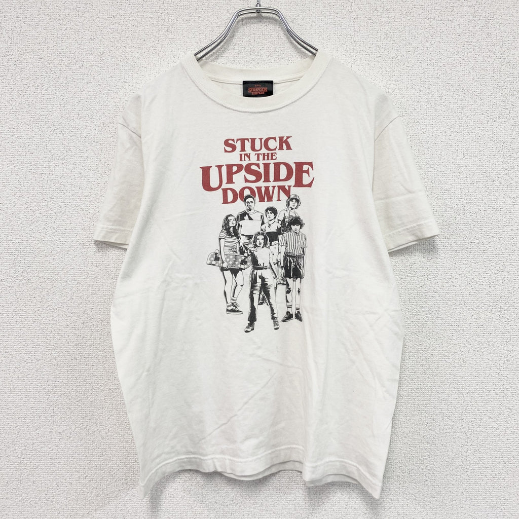 STRANGER THINGS　ストレンジャーシングス　半袖プリントTシャツ　白　ホワイト　Mサイズ