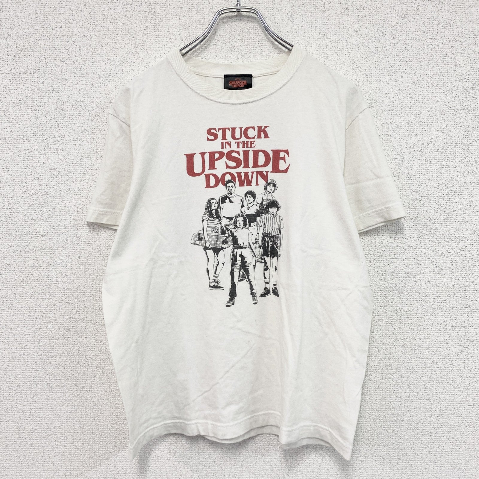 STRANGER THINGS　ストレンジャーシングス　半袖プリントTシャツ　白　ホワイト　Mサイズ