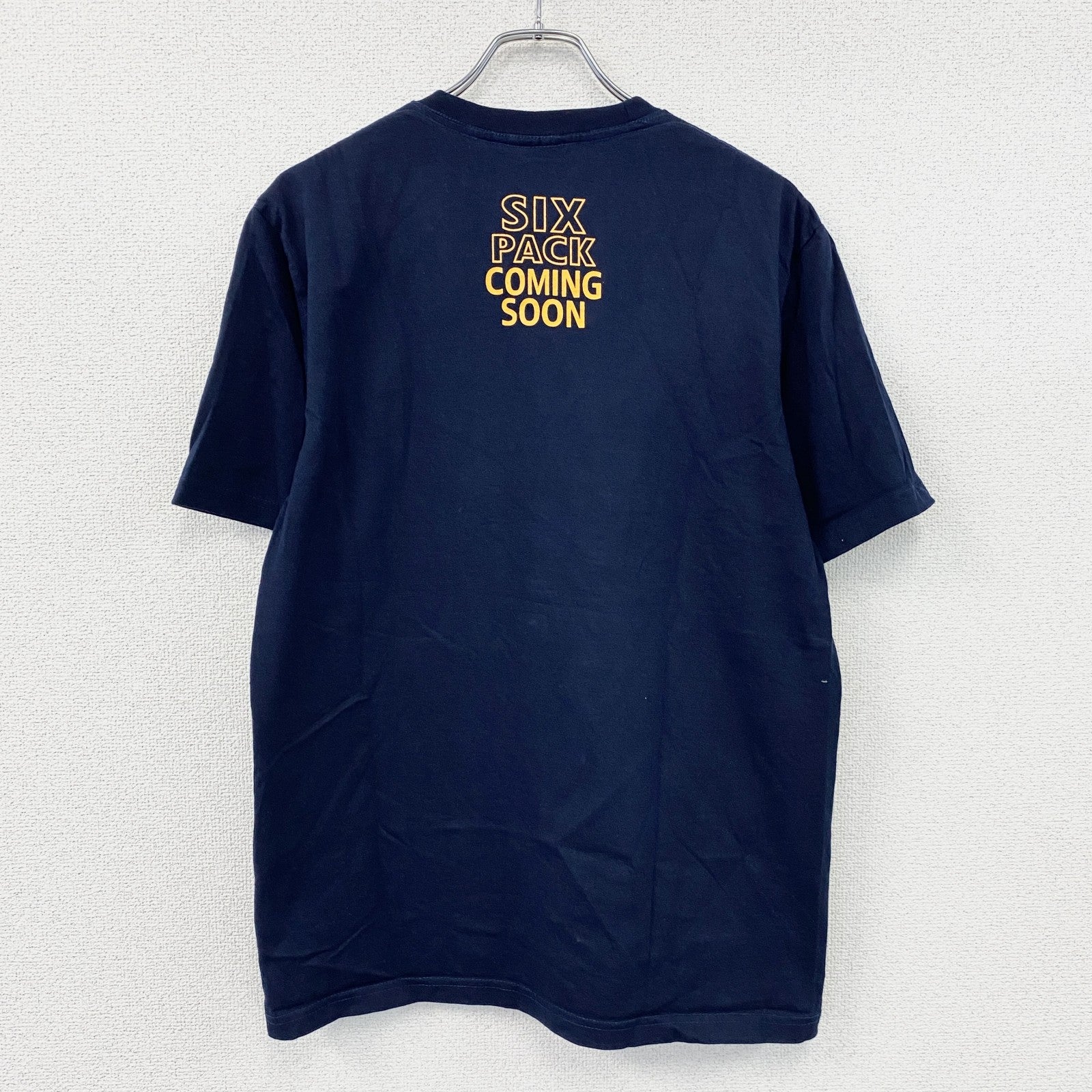 image　半袖プリントTシャツ　紺　ネイビー　XLサイズ
