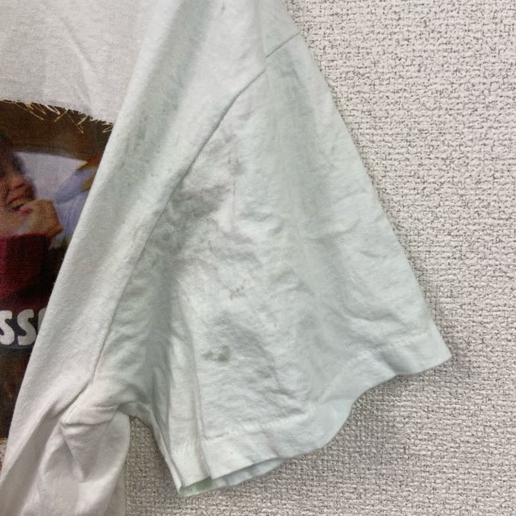90s　Hanes　ヘインズ　アラニスモリセット　半袖Tシャツ　ヴィンテージ　白　ホワイト　Lサイズ