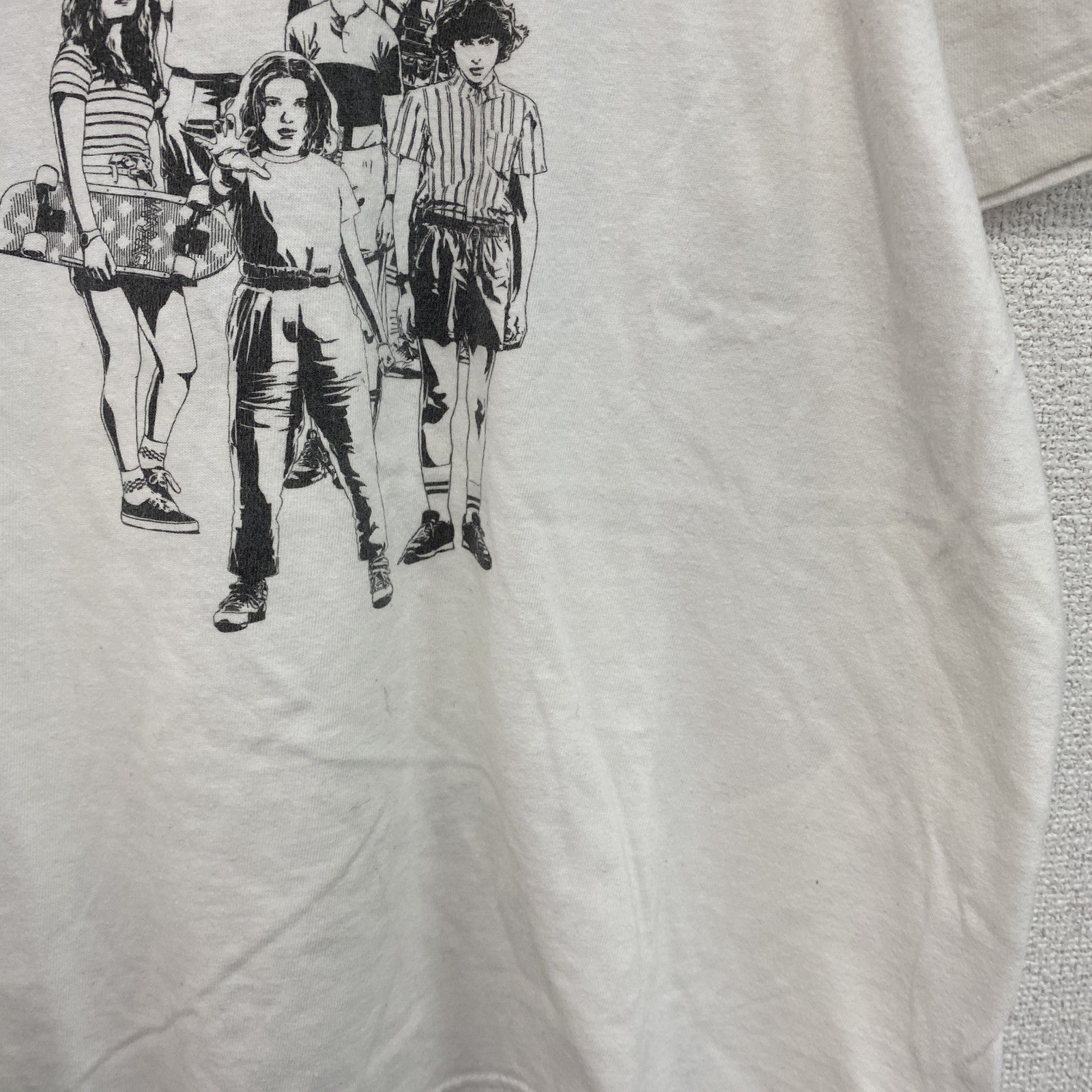 STRANGER THINGS　ストレンジャーシングス　半袖プリントTシャツ　白　ホワイト　Mサイズ