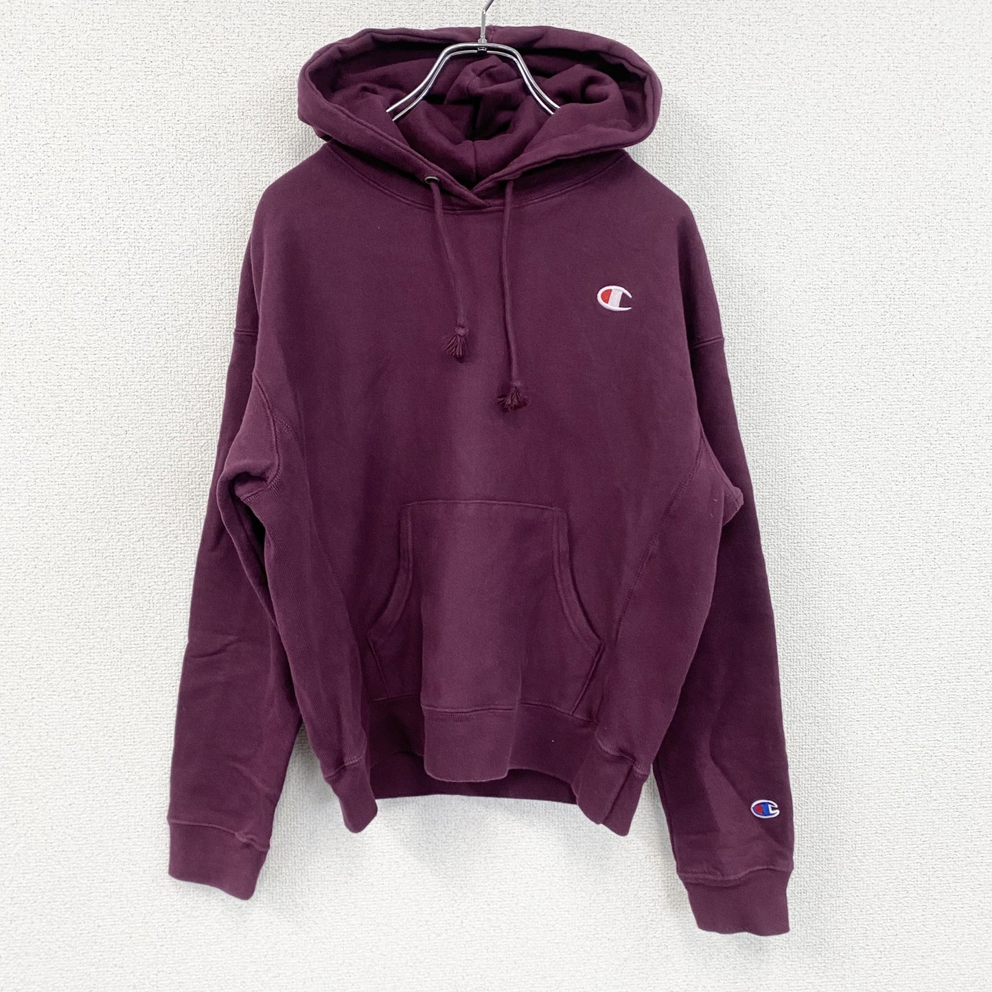 Champion　チャンピオン　リバースウィーブ　スウェットパーカー/フーディー　カシスレッド　XLサイズ