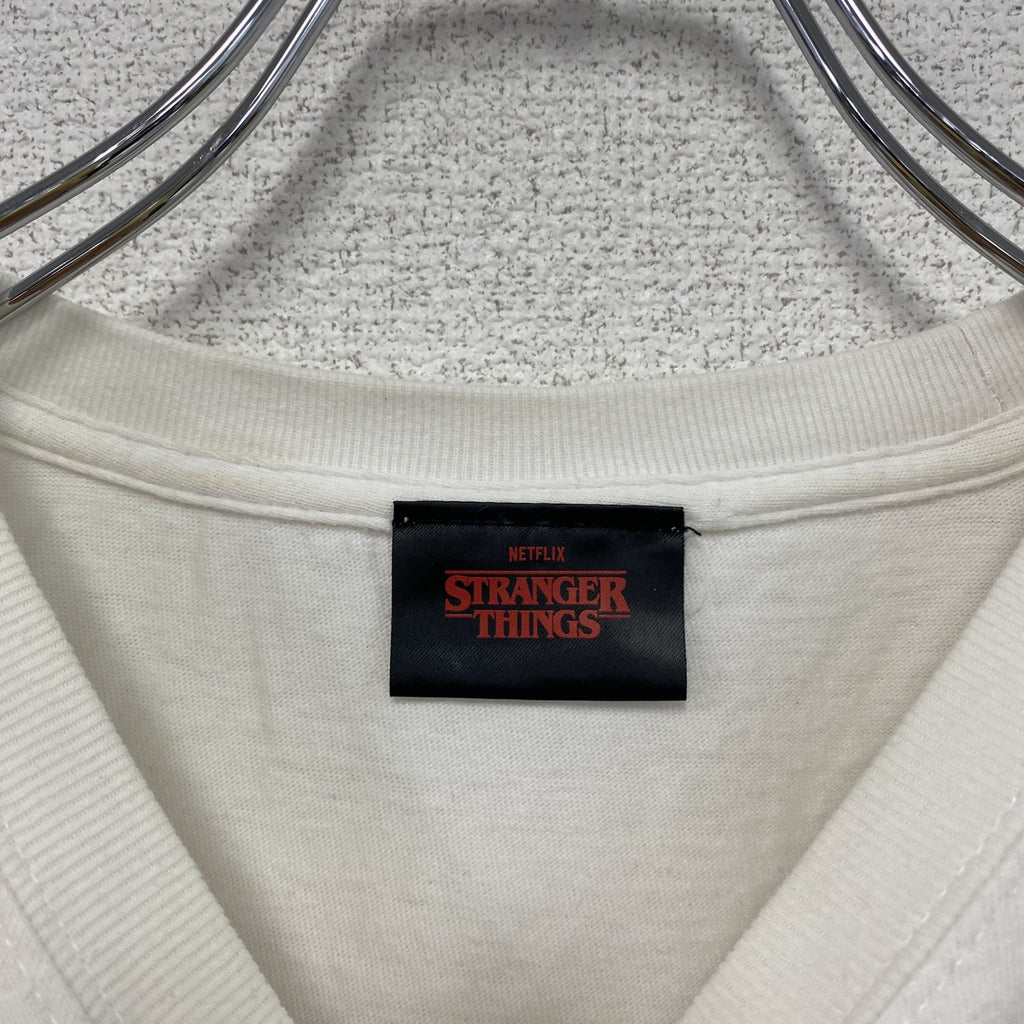 STRANGER THINGS　ストレンジャーシングス　半袖プリントTシャツ　白　ホワイト　Mサイズ