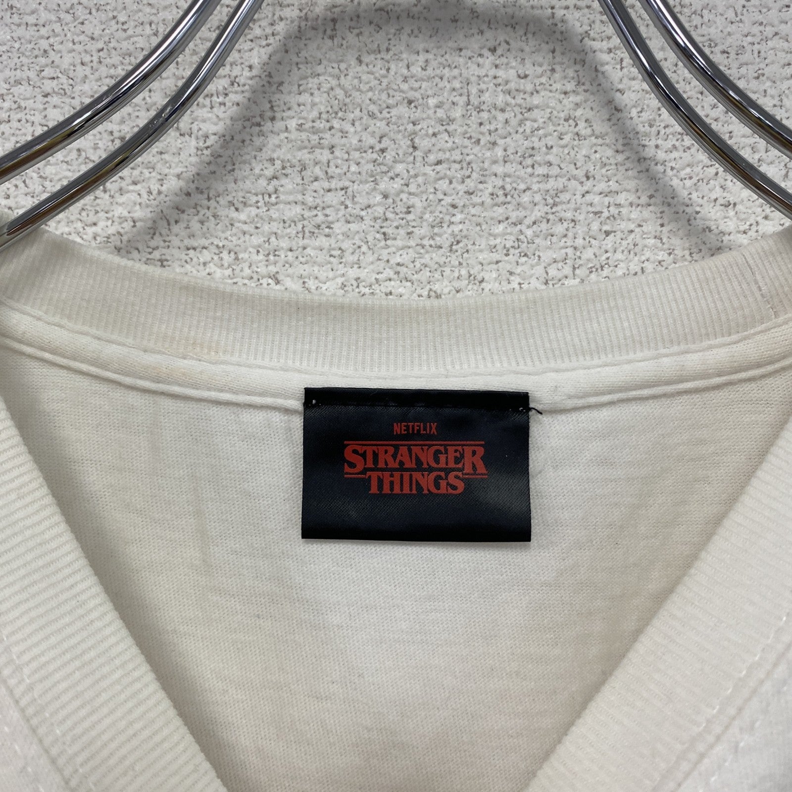 STRANGER THINGS　ストレンジャーシングス　半袖プリントTシャツ　白　ホワイト　Mサイズ