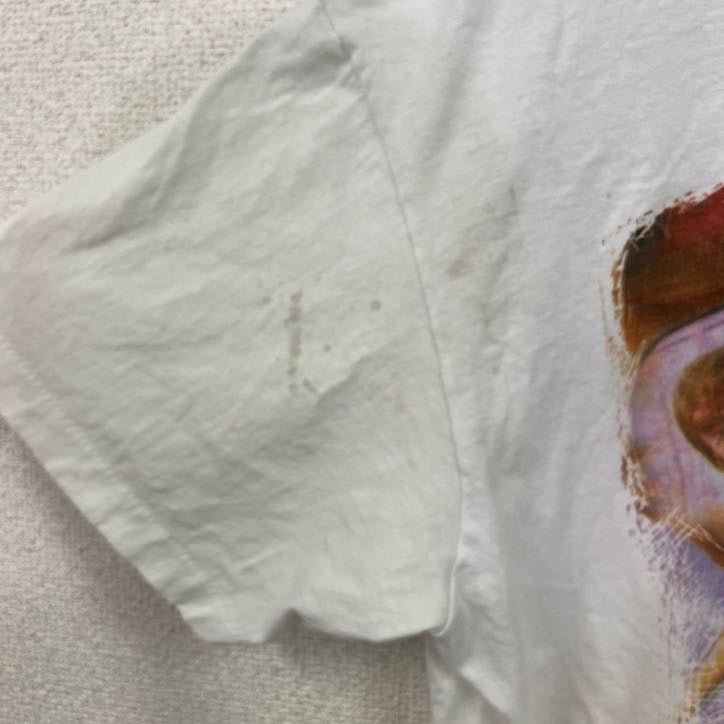 90s　Hanes　ヘインズ　アラニスモリセット　半袖Tシャツ　ヴィンテージ　白　ホワイト　Lサイズ