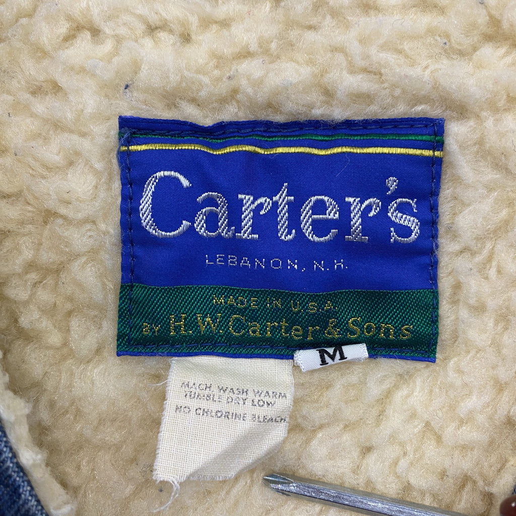 Carter's　カーターズ　デニムボアベスト　インディゴ　Mサイズ