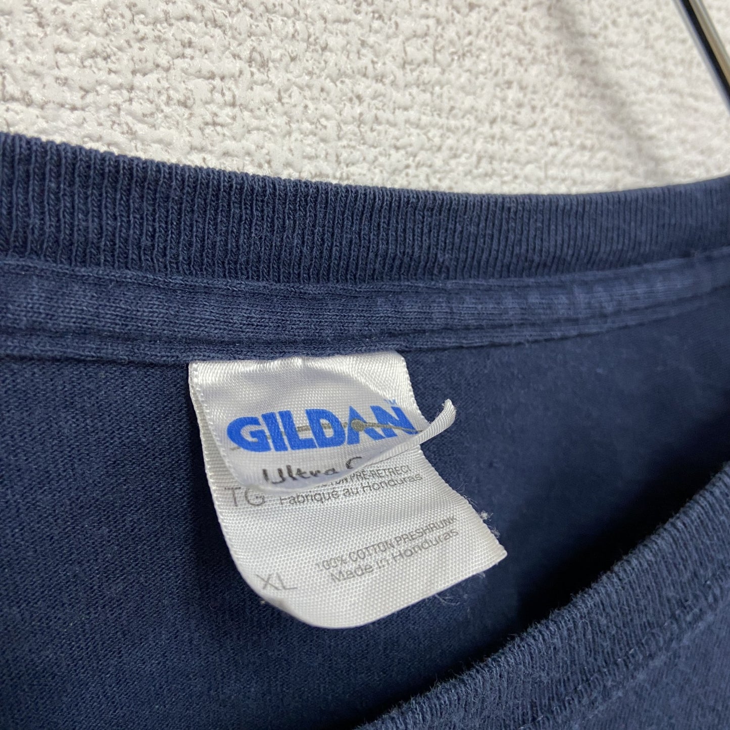 GILDAN　ギルダン　半袖プリントTシャツ　TUTANKHAMUN　ツタンカーメン　紺　ネイビー　XLサイズ