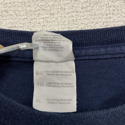 GILDAN　ギルダン　半袖プリントTシャツ　TUTANKHAMUN　ツタンカーメン　紺　ネイビー　XLサイズ