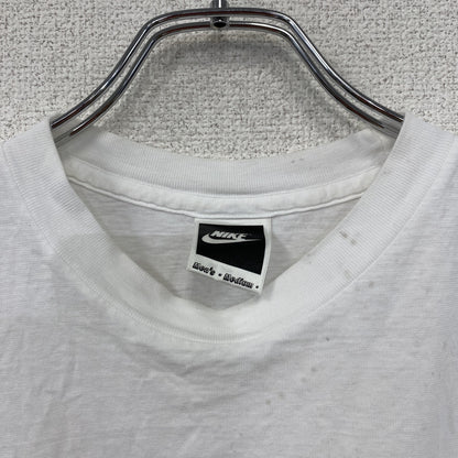 NIKE　ナイキ　半袖プリントTシャツ　シングルステッチ　白　ホワイト　Mサイズ　