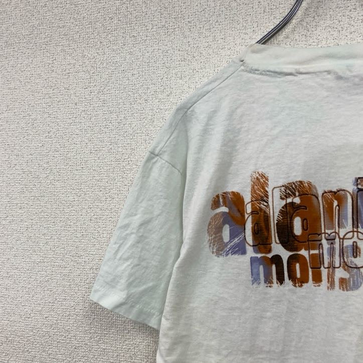 90s　Hanes　ヘインズ　アラニスモリセット　半袖Tシャツ　ヴィンテージ　白　ホワイト　Lサイズ