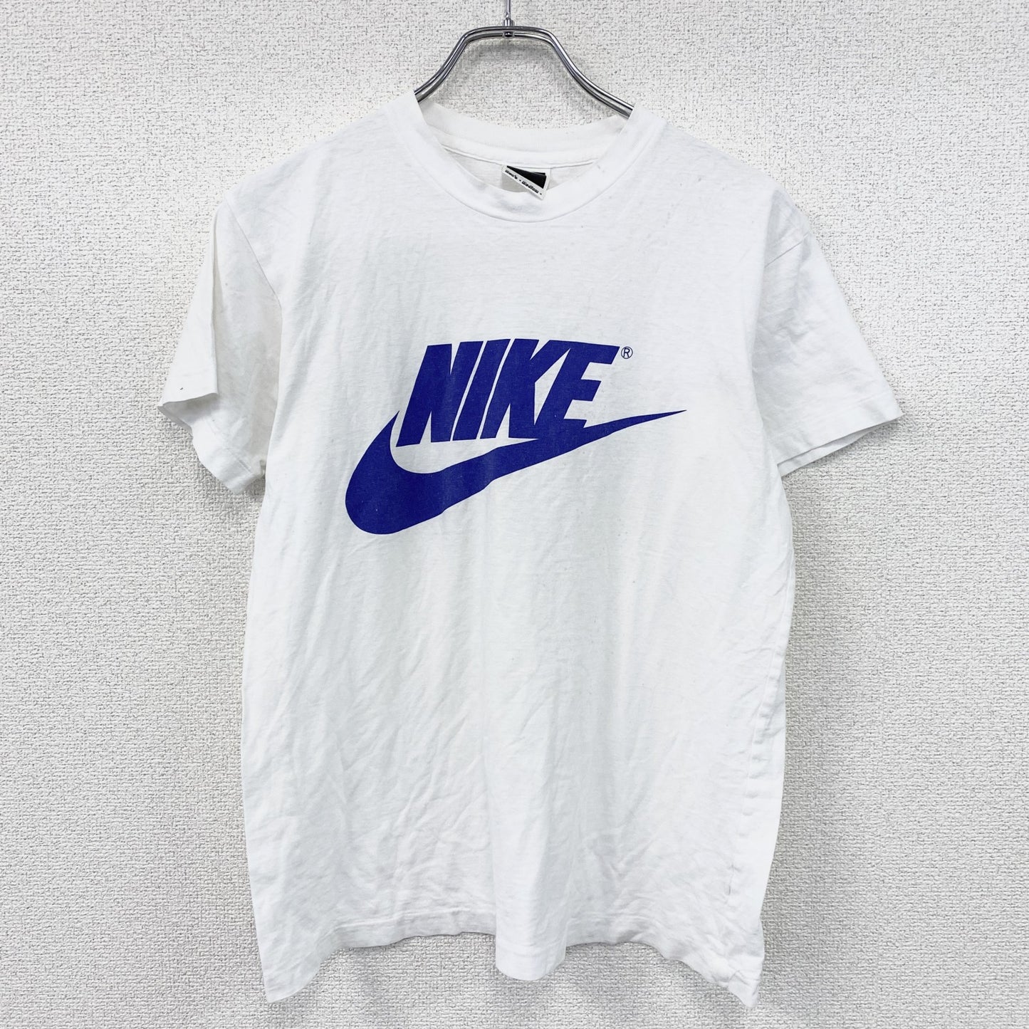 NIKE　ナイキ　半袖プリントTシャツ　シングルステッチ　白　ホワイト　Mサイズ　