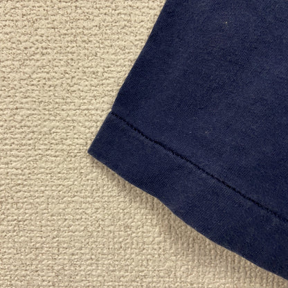 ～90s　SCREEN STARS　半袖プリントTシャツ　FLEXACRYL　ヴィンテージ　紺　ネイビー　Lサイズ　