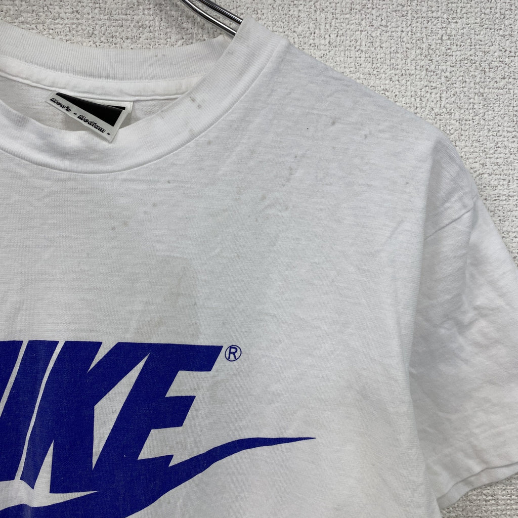 NIKE　ナイキ　半袖プリントTシャツ　シングルステッチ　白　ホワイト　Mサイズ　