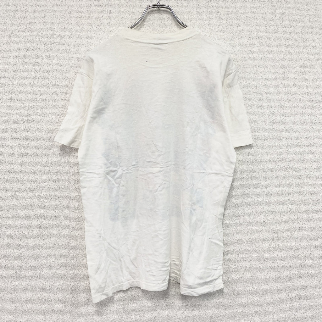 Ken Done　ケーンドーン　半袖プリントTシャツ　白　ホワイト　Sサイズ