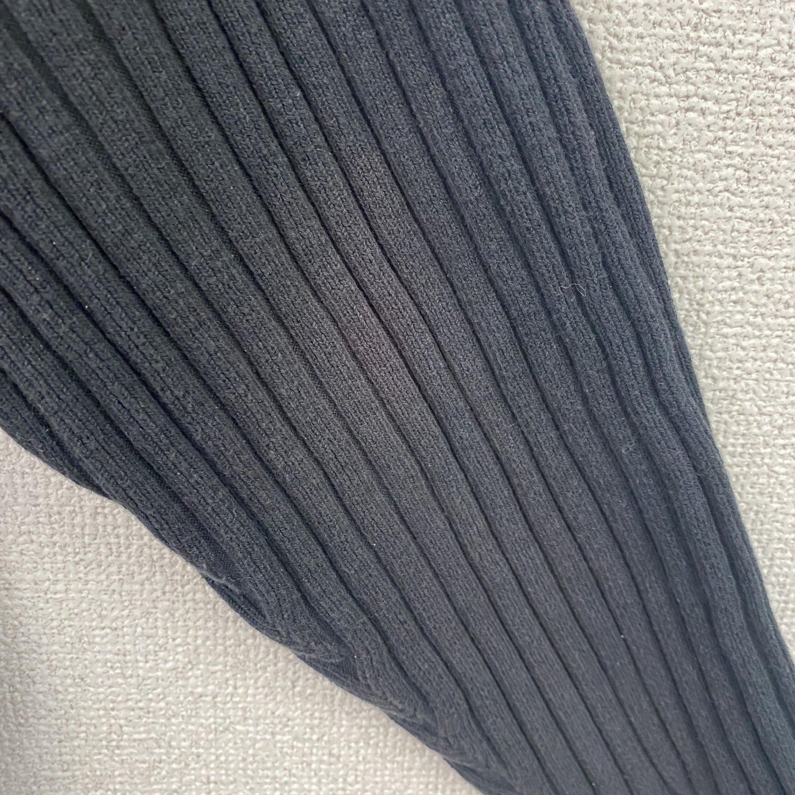 00s　adidas　アディダス　コットンニットセーター　ヴィンテージ　ハーフジップ　黒　ブラック　Lサイズ