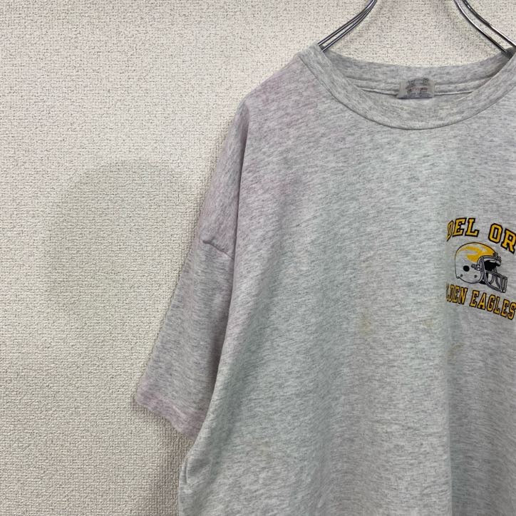 90s　champion　チャンピオン　Tシャツ　ヴィンテージ　シングルステッチ　グレー　2XLサイズ