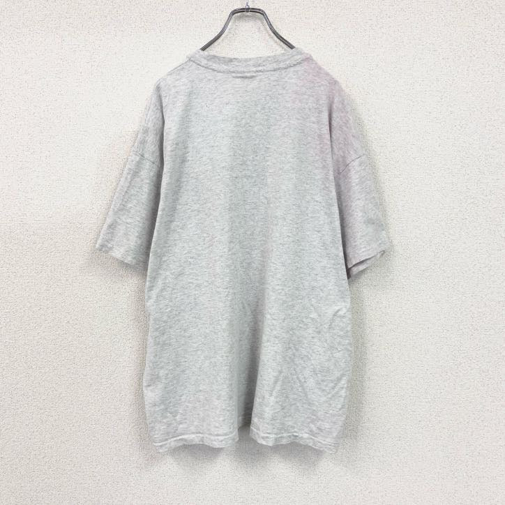 90s　champion　チャンピオン　Tシャツ　ヴィンテージ　シングルステッチ　グレー　2XLサイズ