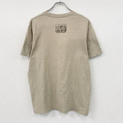 ONE PIECE　ワンピース　半袖プリントTシャツ　茶色　ブラウン　Lサイズ