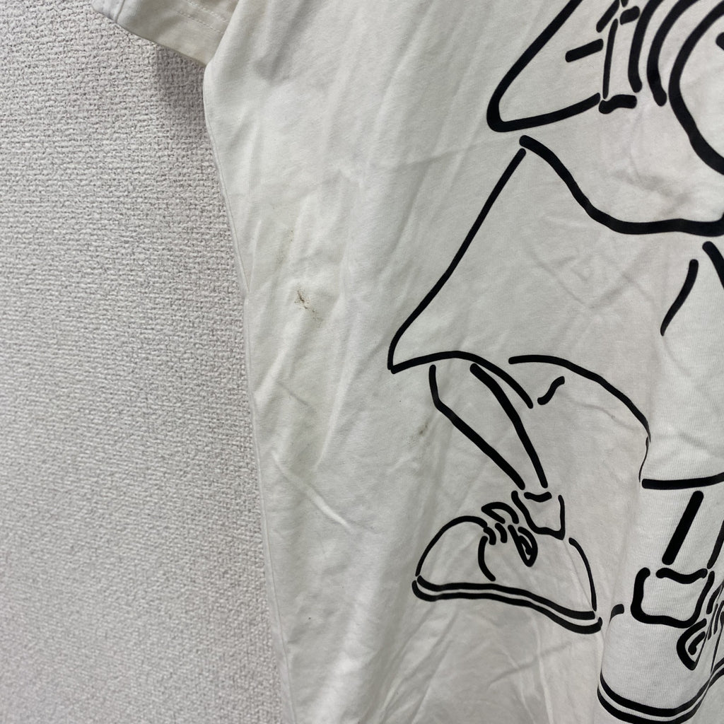 adidas　アディダス　Disney　ディズニー　グーフィー　半袖プリントTシャツ　白　ホワイト　XOサイズ　