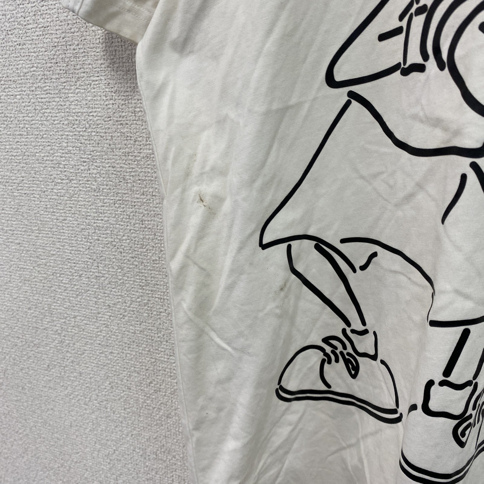 adidas　アディダス　Disney　ディズニー　グーフィー　半袖プリントTシャツ　白　ホワイト　XOサイズ　
