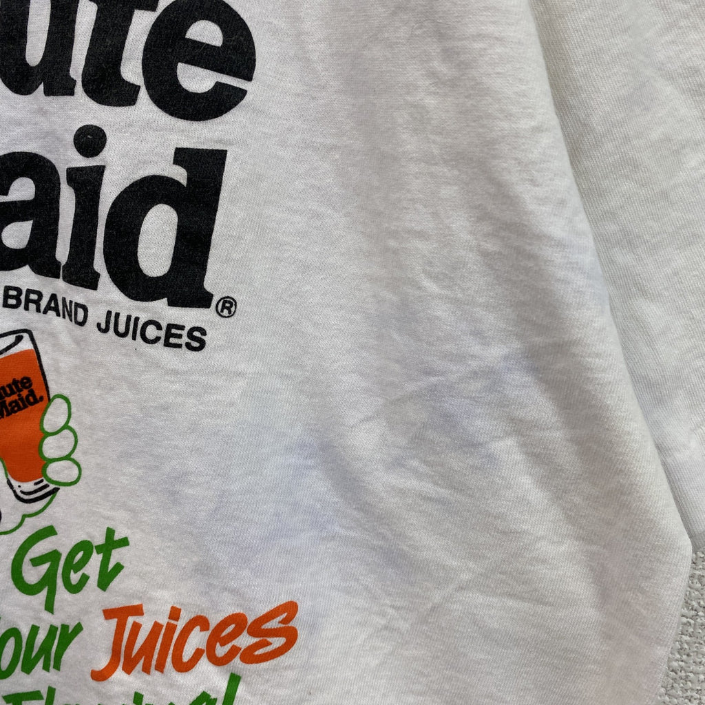 90s　FRUIT OF THE LOOM　半袖プリントTシャツ　ヴィンテージ　白　ホワイト　Lサイズ