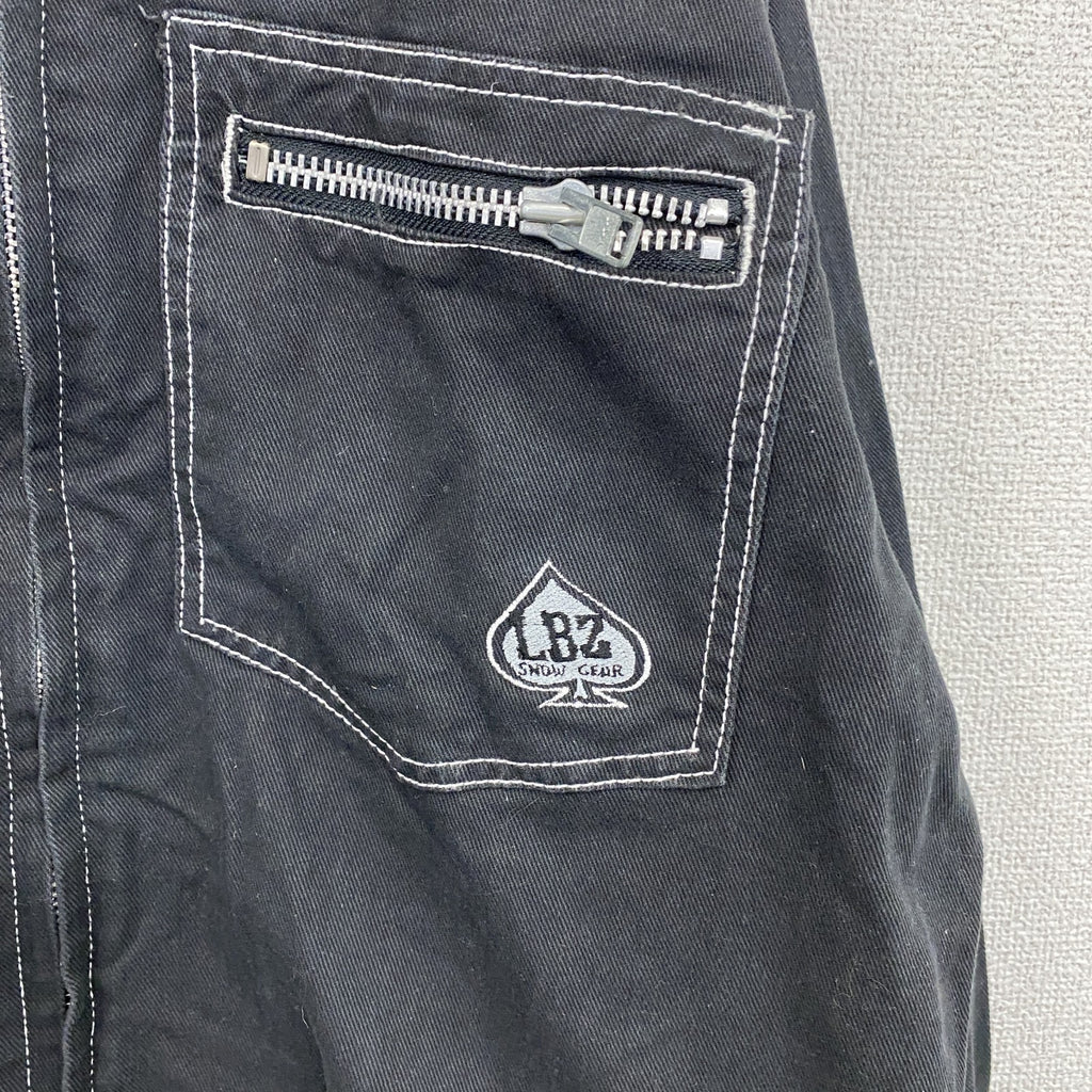 LBZ　Local Boyz　ワークジャケット　フルジップジャケット　デカポケット　黒　ブラック　Lサイズ