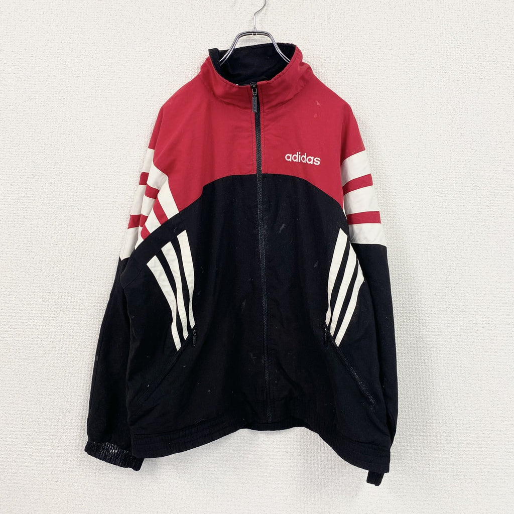 90s　adidas　アディダス　ジャージ　フルジップジャケット　ヴィンテージ　マルチカラー　Fサイズ