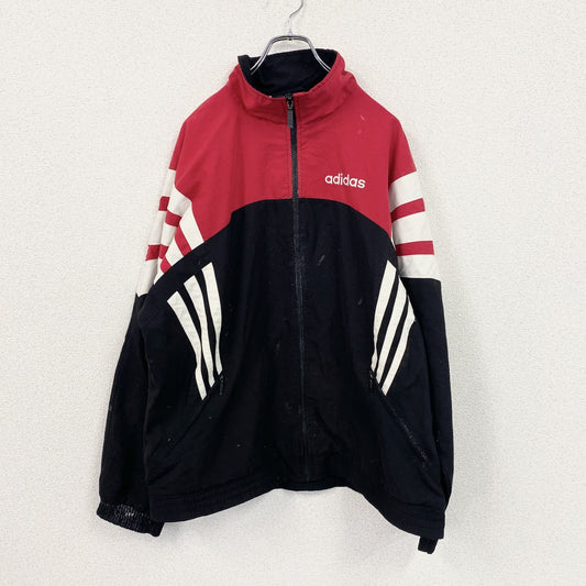 90s　adidas　アディダス　ジャージ　フルジップジャケット　ヴィンテージ　マルチカラー　Fサイズ