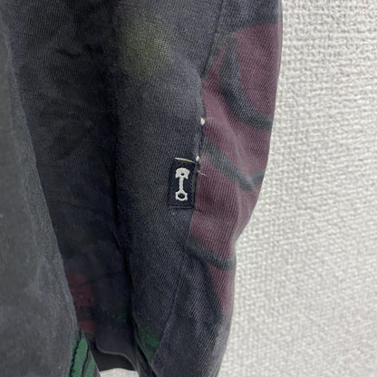 Rockerbox　半袖プリントTシャツ　アニマルT　和柄　黒　ブラック　XSサイズ