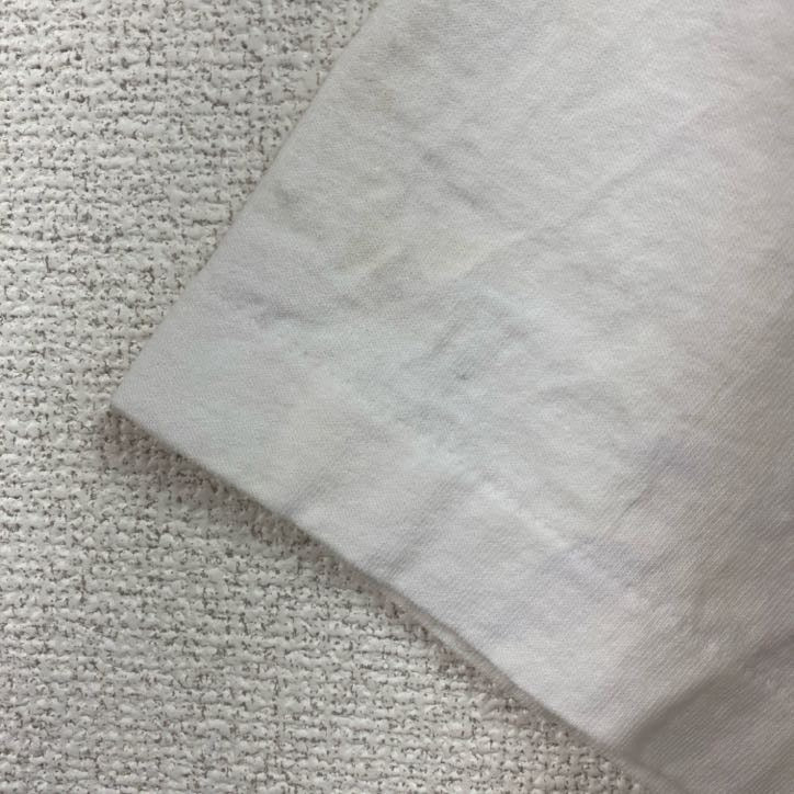 90s　FRUIT OF THE LOOM　半袖プリントTシャツ　ヴィンテージ　白　ホワイト　Lサイズ