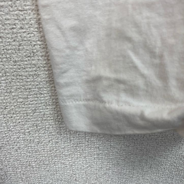 90s　FRUIT OF THE LOOM　半袖プリントTシャツ　ヴィンテージ　白　ホワイト　Lサイズ