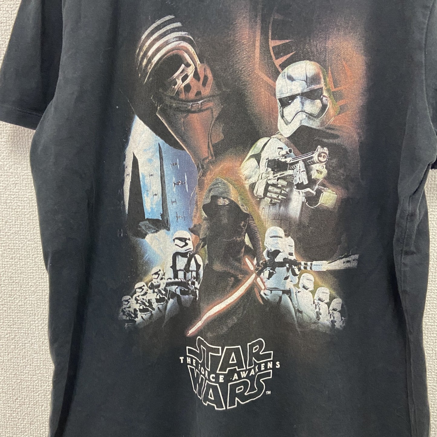Disney　ディズニー　STAR WARS　スターウォーズ　半袖Tシャツ　ムービーT　黒　ブラック