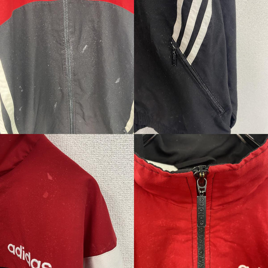 90s　adidas　アディダス　ジャージ　フルジップジャケット　ヴィンテージ　マルチカラー　Fサイズ