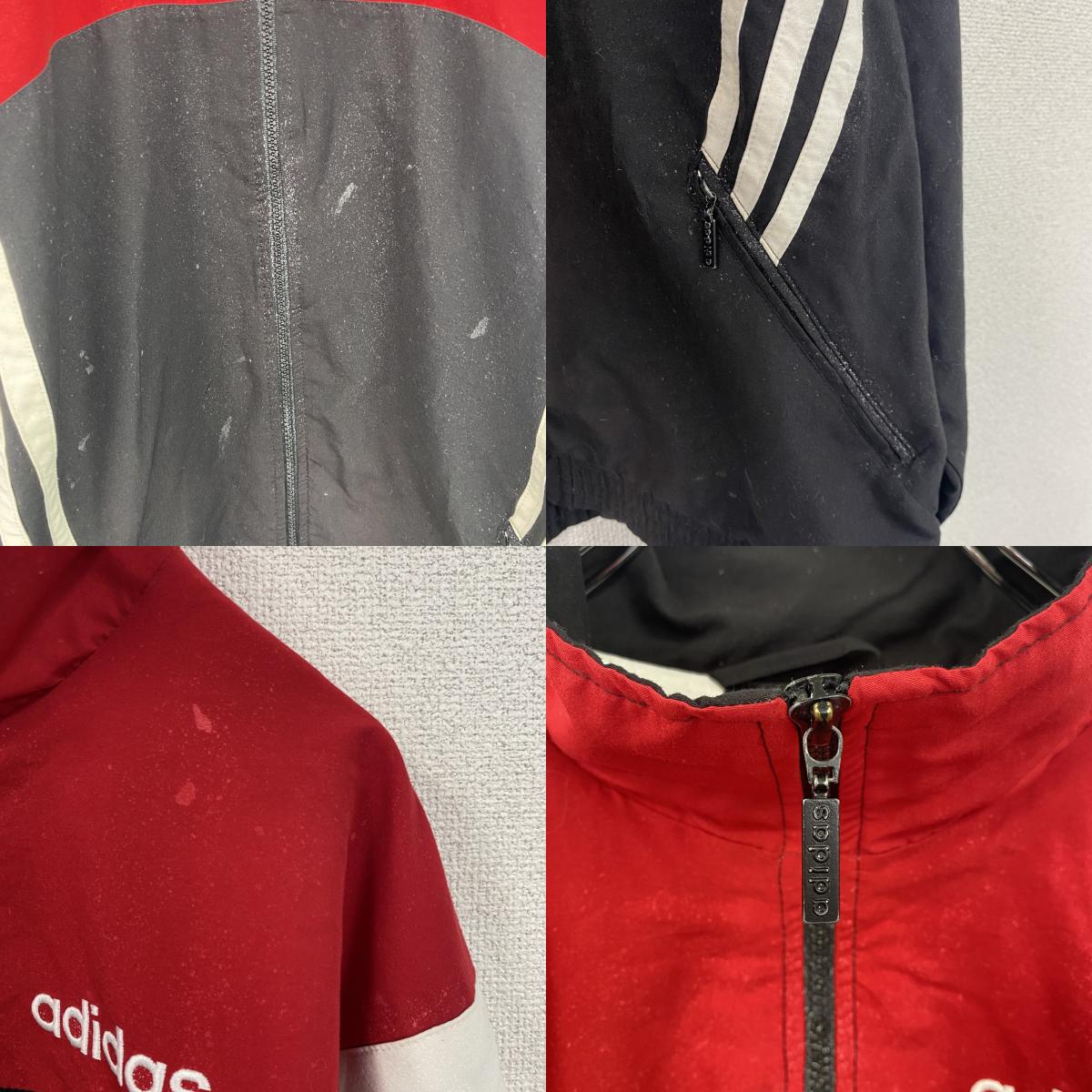 90s　adidas　アディダス　ジャージ　フルジップジャケット　ヴィンテージ　マルチカラー　Fサイズ