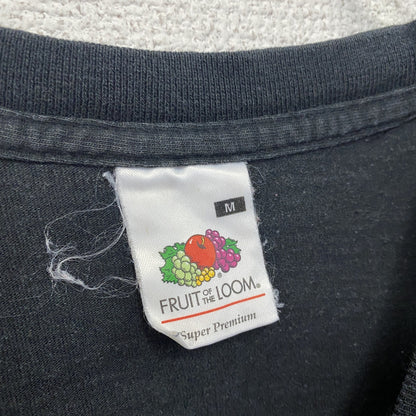 FRUIT OF THE LOOM　フルーツオブザルーム　半袖Tシャツ　SOS　黒　ブラック　Mサイズ