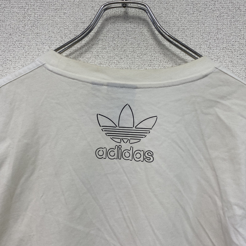adidas　アディダス　Disney　ディズニー　グーフィー　半袖プリントTシャツ　白　ホワイト　XOサイズ　